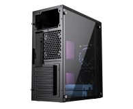 GEMBIRD Midi Tower Fornax M100B ATX niebiesie wentylatory Czarna CCC-FC-M100B - 1184605 - zdjęcie 7